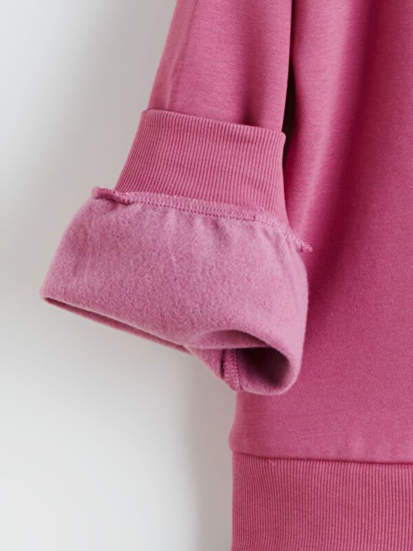 Moudda LC Waikiki - Robe manches longues en jersey couleur Rose poussiéreux pour filles - Tunisie 2