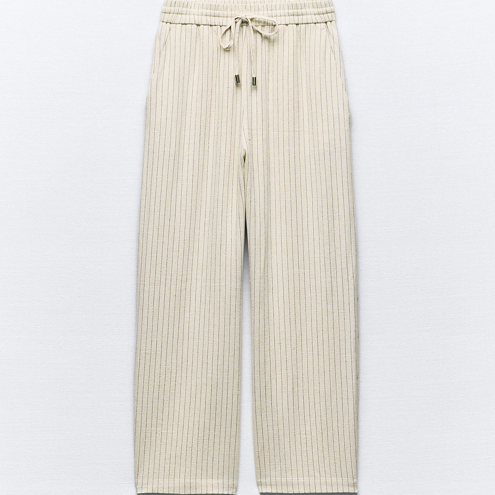 Moudda ZARA - Pantalon pyjama rustique rayé - Tunisie 2
