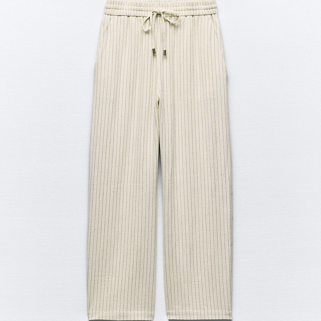 Moudda ZARA - Pantalon pyjama rustique rayé - Tunisie 2