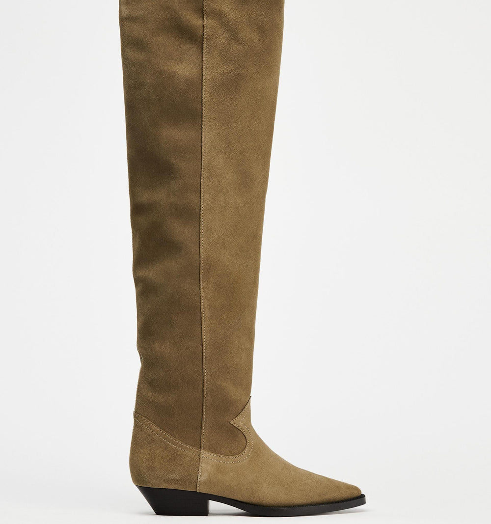 Moudda ZARA - Botte plate cowboy daim - Tunisie 4