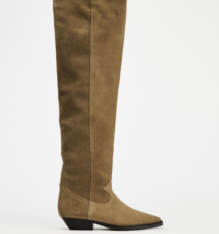 Moudda ZARA - Botte plate cowboy daim - Tunisie 4