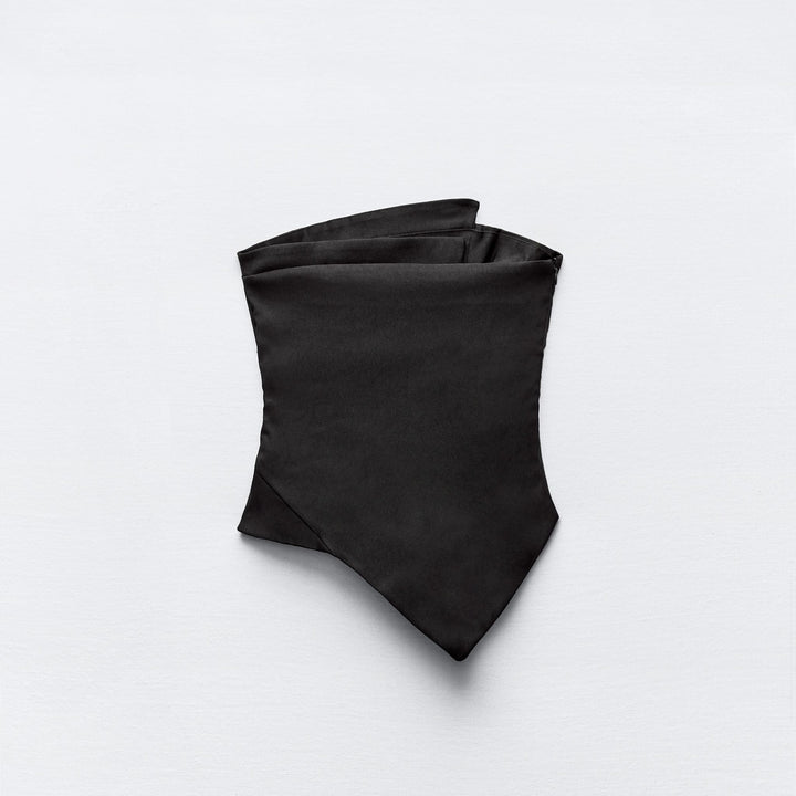Moudda ZARA - Top Bustier Froncé Asymétrique Stretch - Tunisie 1