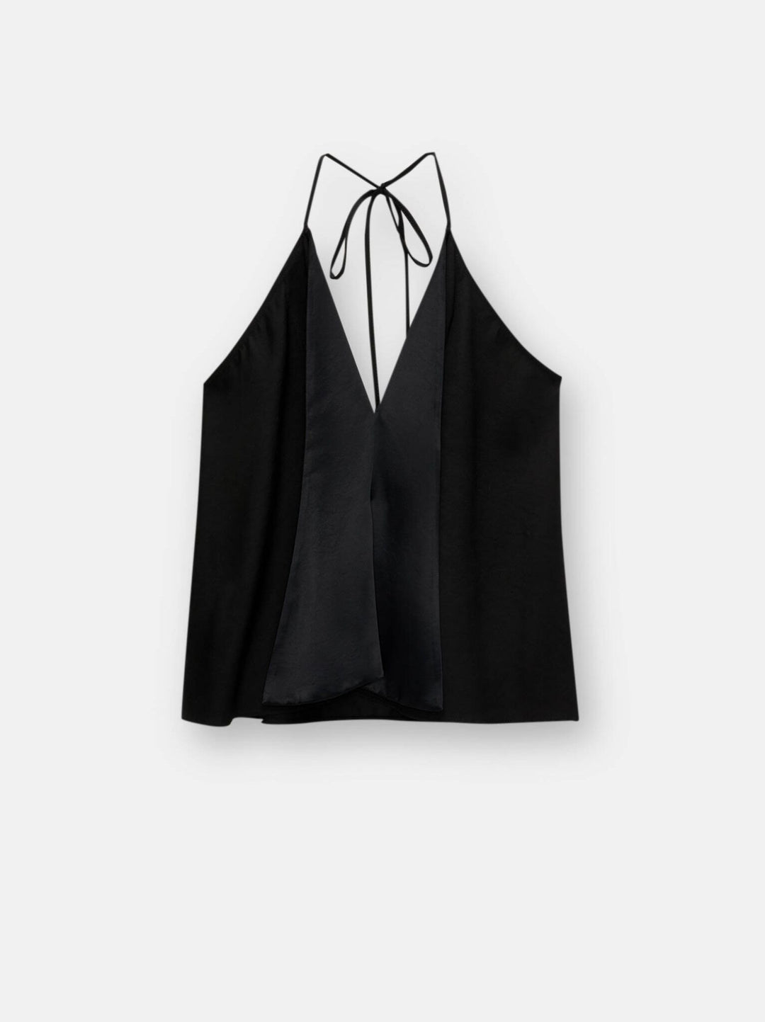 Moudda PULL & BEAR - Gilet Fluide - Revers Satin Nuit - Tunisie 3