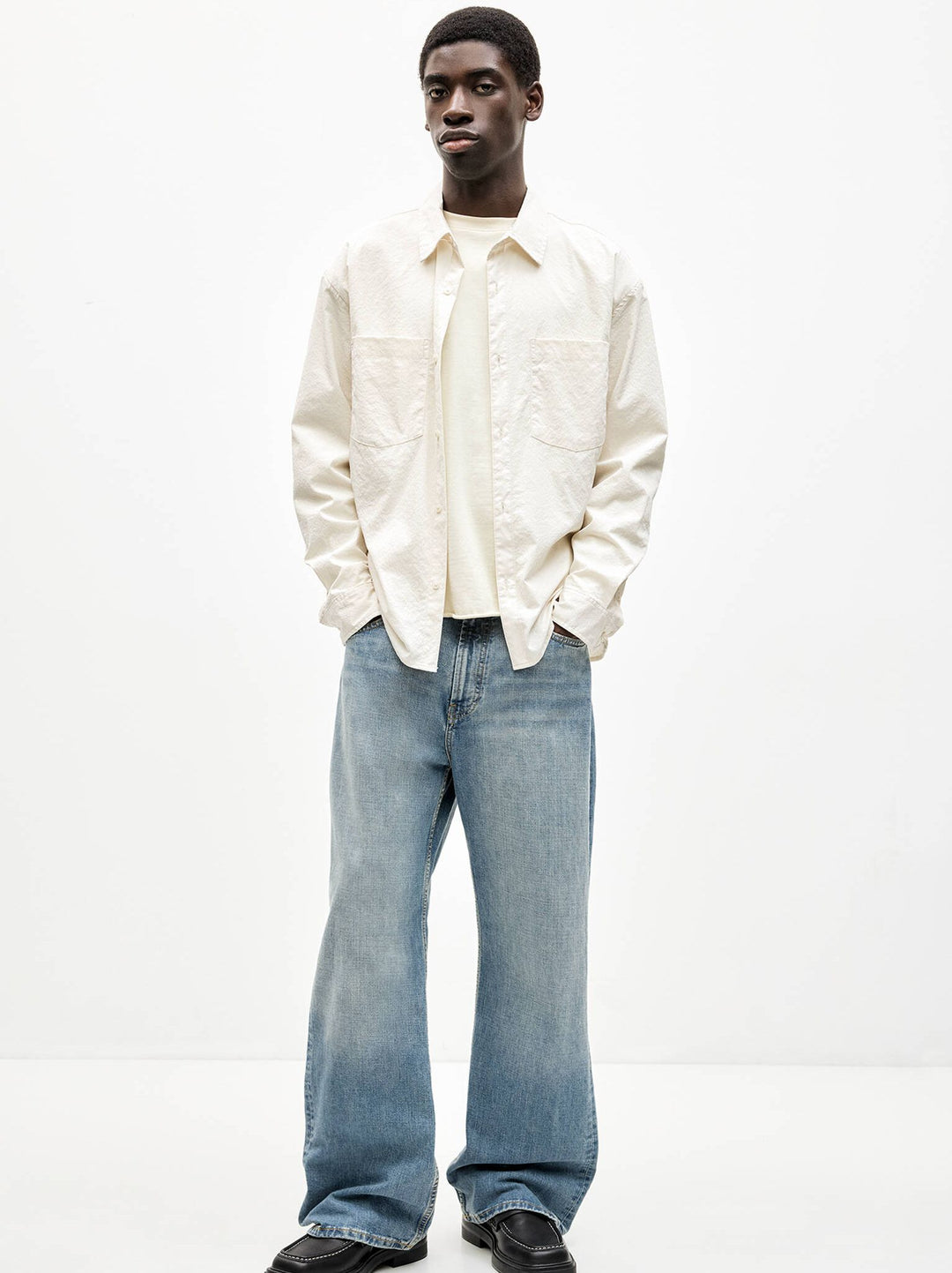 Moudda PULL & BEAR - Pantalon Denim Loose Flare - Tunisie 2