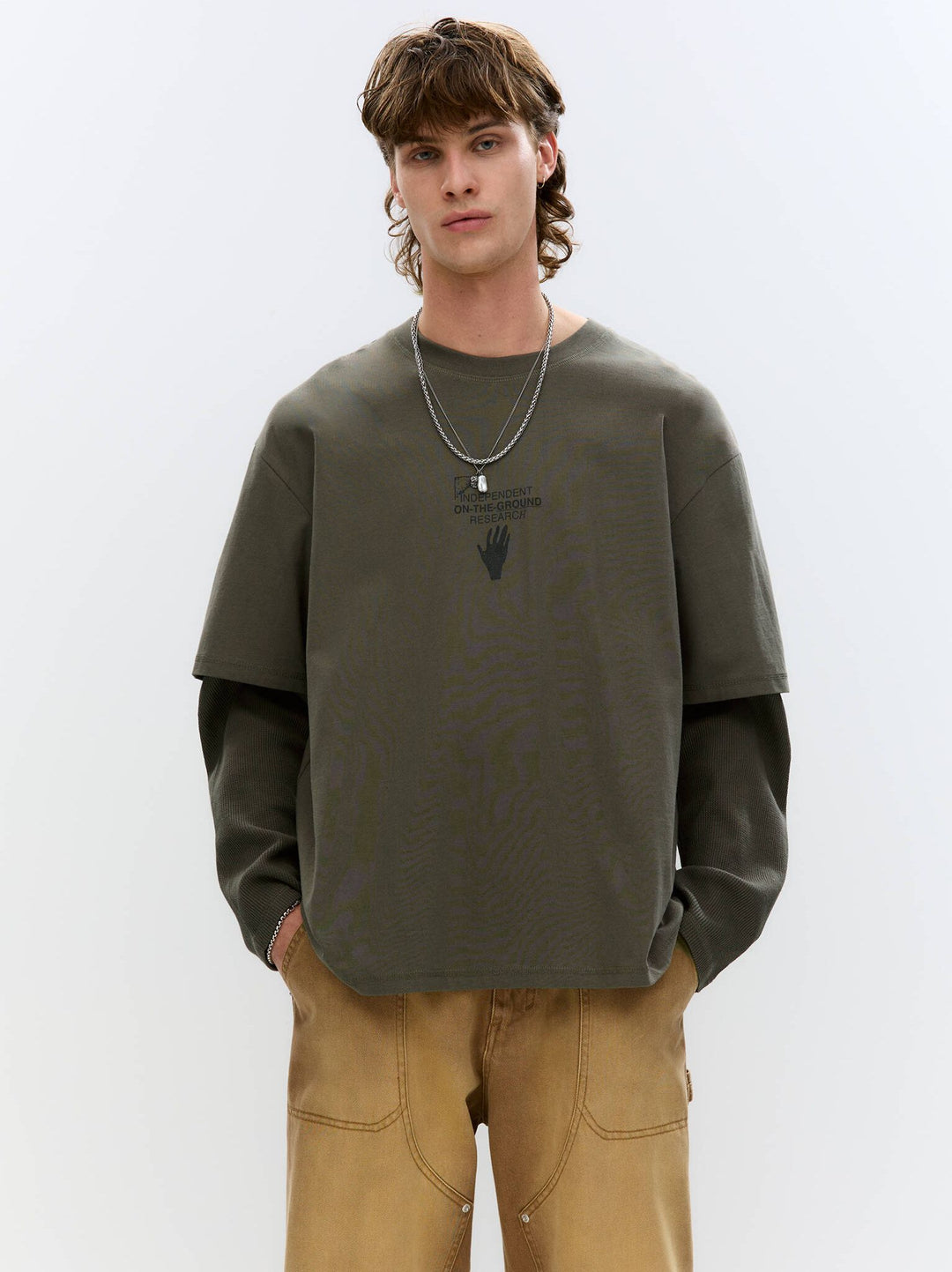Moudda PULL & BEAR - T-Shirt - Double Manche & Gaufré - Tunisie 2