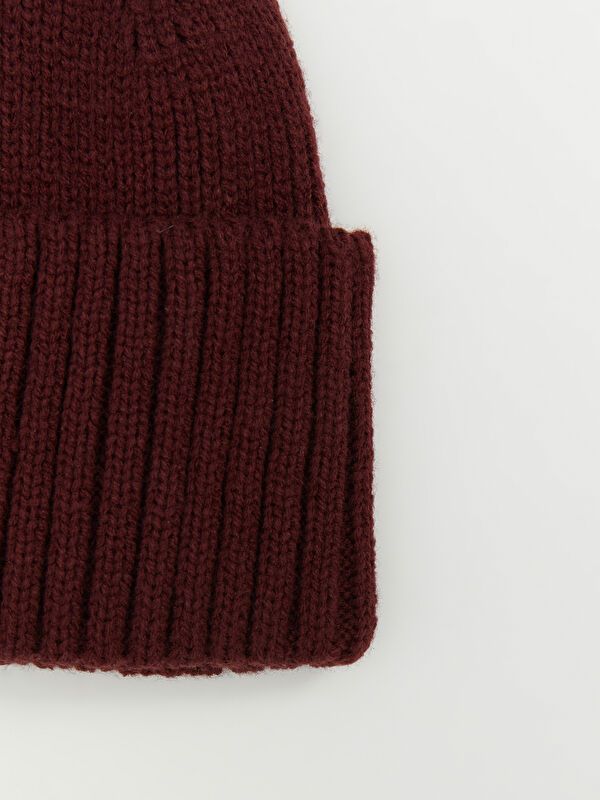 Moudda LC Waikiki - Bonnet tricot Femme Bordeaux - Tunisie 2