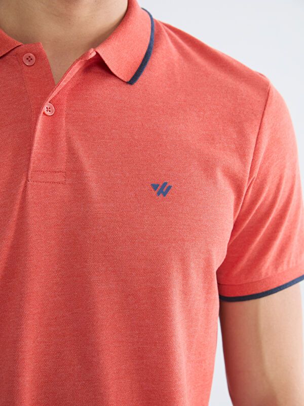 Moudda LC Waikiki - T-shirt col polo basique manches courtes en jersey pour Homme - Tunisie 3