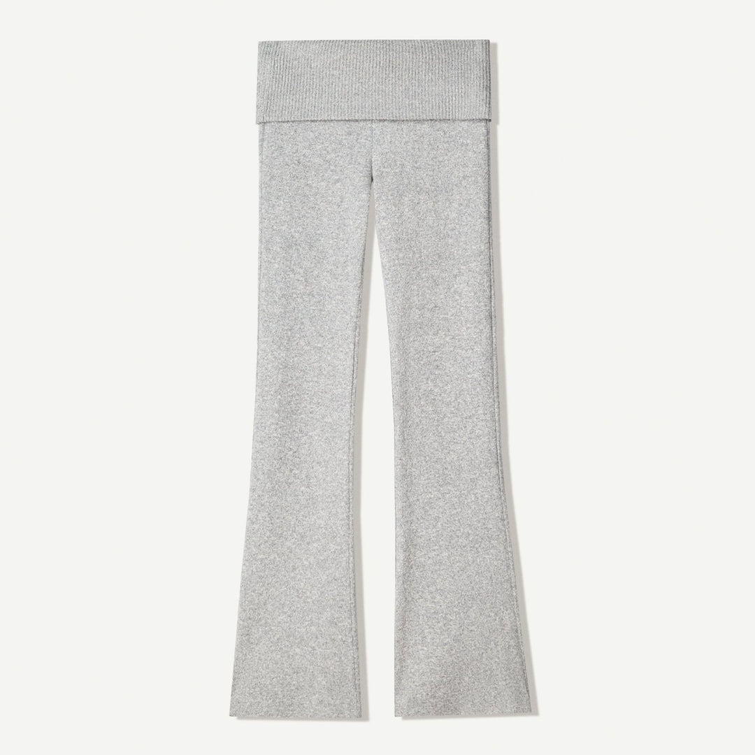 Moudda BERSHKA - Pantalon Flare Soft Touch - Ceinture & Revers - Tunisie 1
