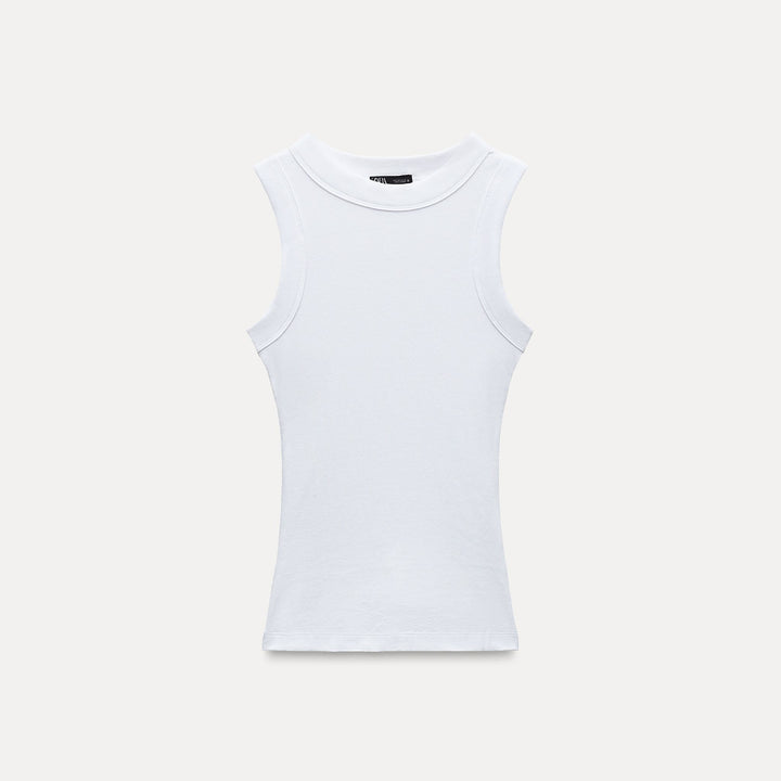 Moudda ZARA - T-shirt Côtelé Sans Manches - Tunisie 1