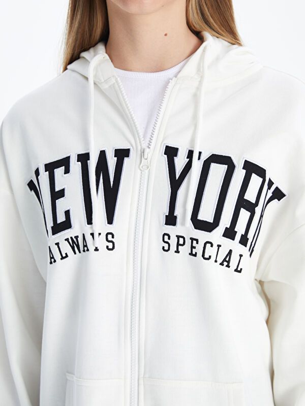 Moudda LC Waikiki - Cardigan en jersey Femme Ecru - Tunisie 3