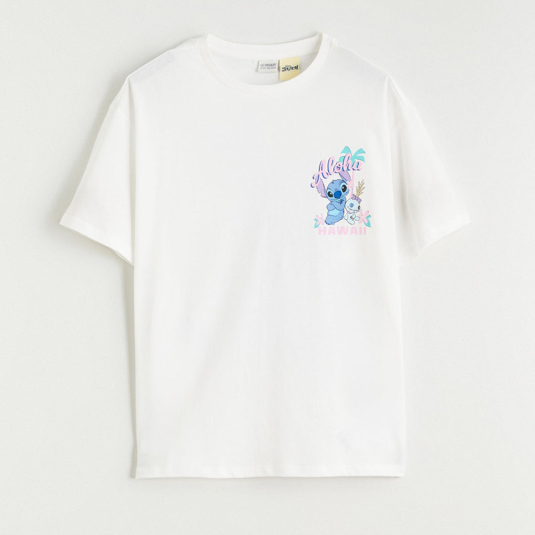 Moudda LC Waikiki - Ensemble en jersey - Sous licence pour Fille couleur Écru - Tunisie 1