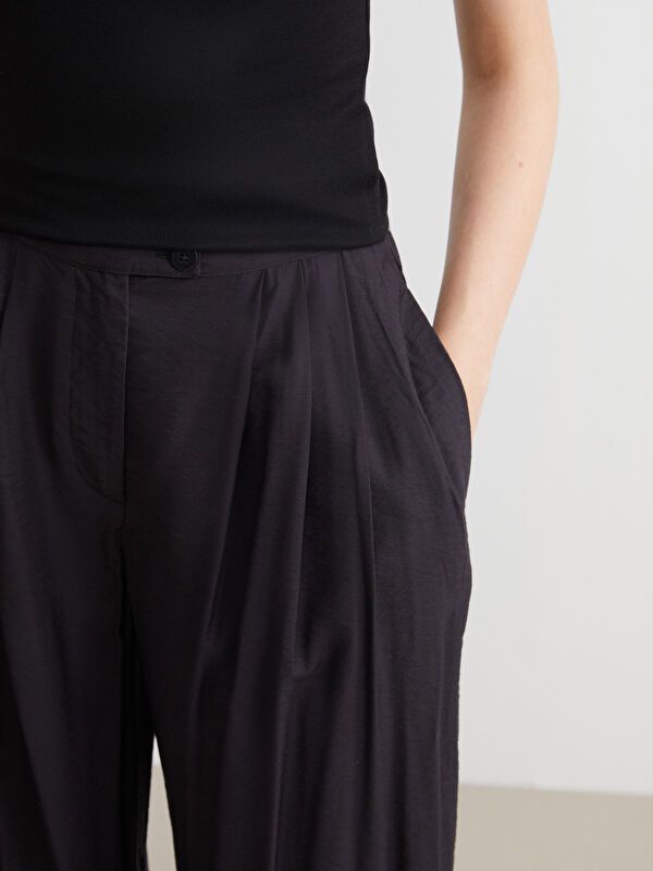 Moudda LC Waikiki - Pantalon tissé fin Femme Noir - Tunisie 3