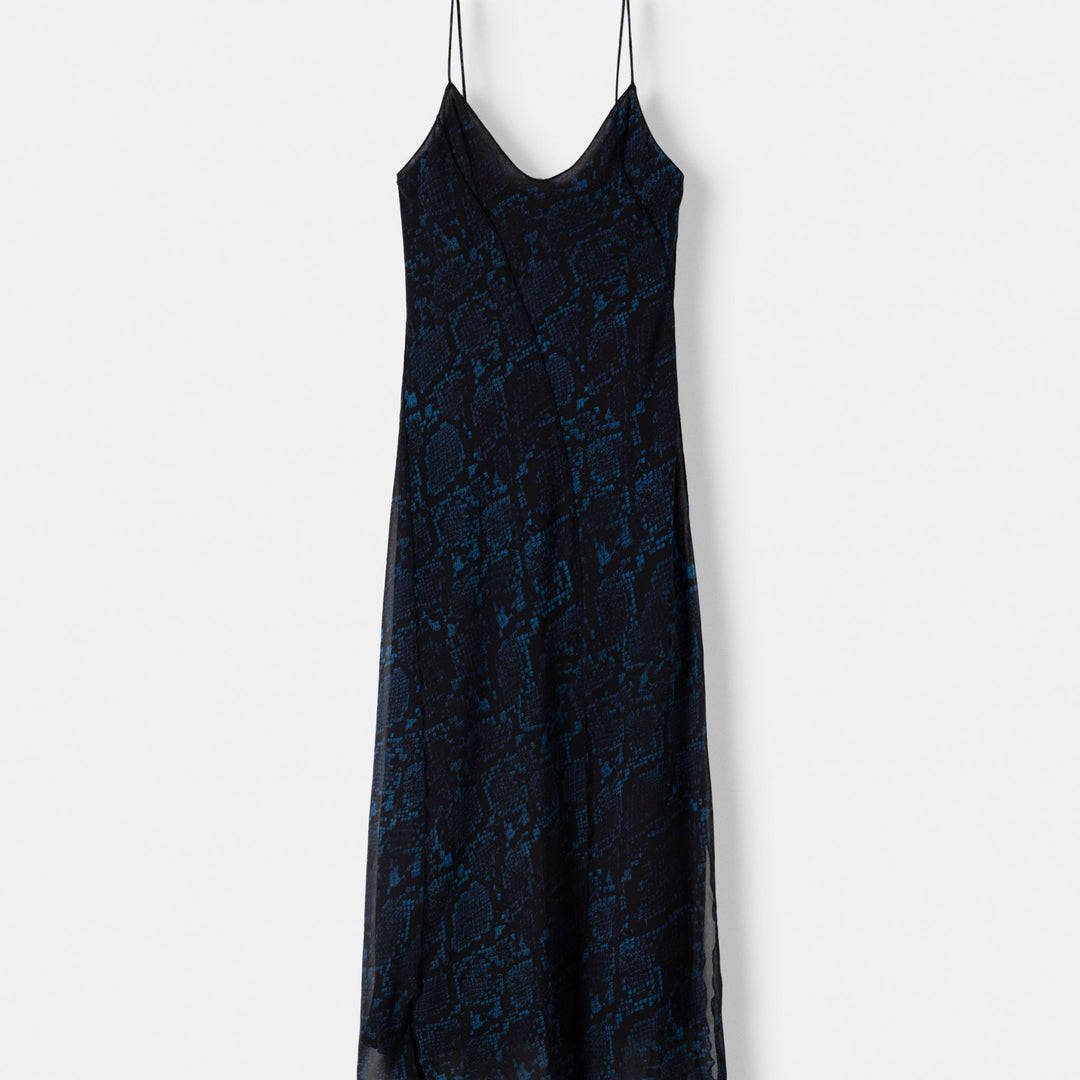 Moudda BERSHKA - Robe Midi en Mousseline Imprimé Serpent - Tunisie 1