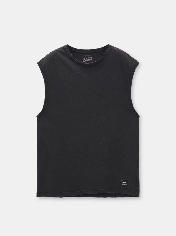 Moudda PULL & BEAR - Débardeur Épaule Tombante Teinture Garment - Tunisie 3