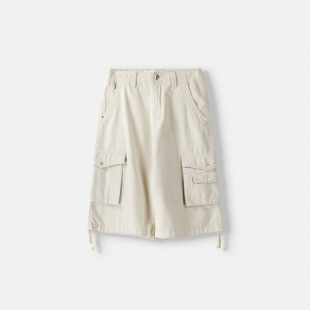Moudda BERSHKA - Bermuda Cargo Baggy en Coton - Tunisie 1