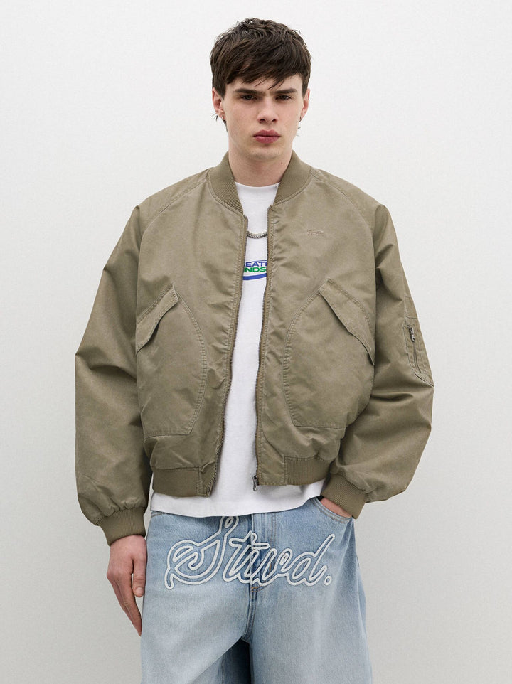 Moudda PULL & BEAR - Veste - Col Bomber & Tissu Lavé Fancy - Tunisie 2