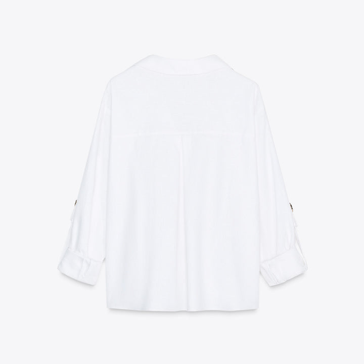Moudda ZARA - Chemise Lin/Viscose - Nœud Taille - Tunisie 2
