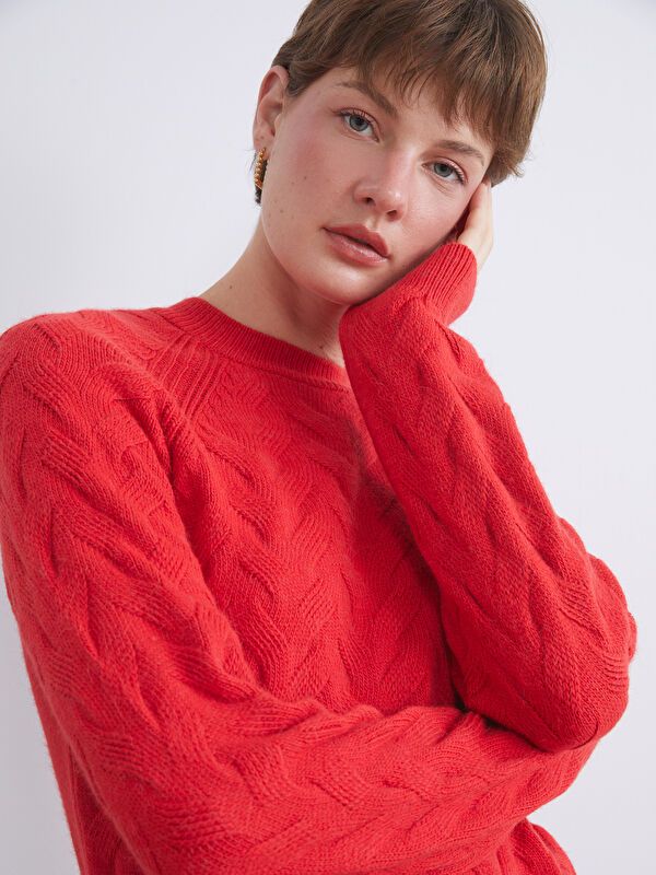 Moudda LC Waikiki - Pull-over épais en tricot cv pour Femmes - Tunisie 1