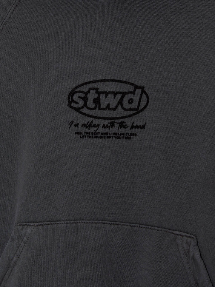 Moudda PULL & BEAR - Sweat Capuche Lavé - Flock Logo - Tunisie 5