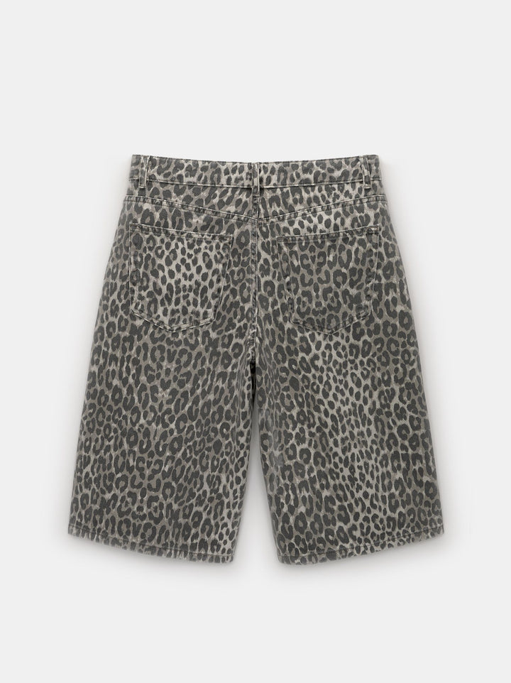 Moudda PULL & BEAR - Bermuda Oversized Léopard - Tunisie 1