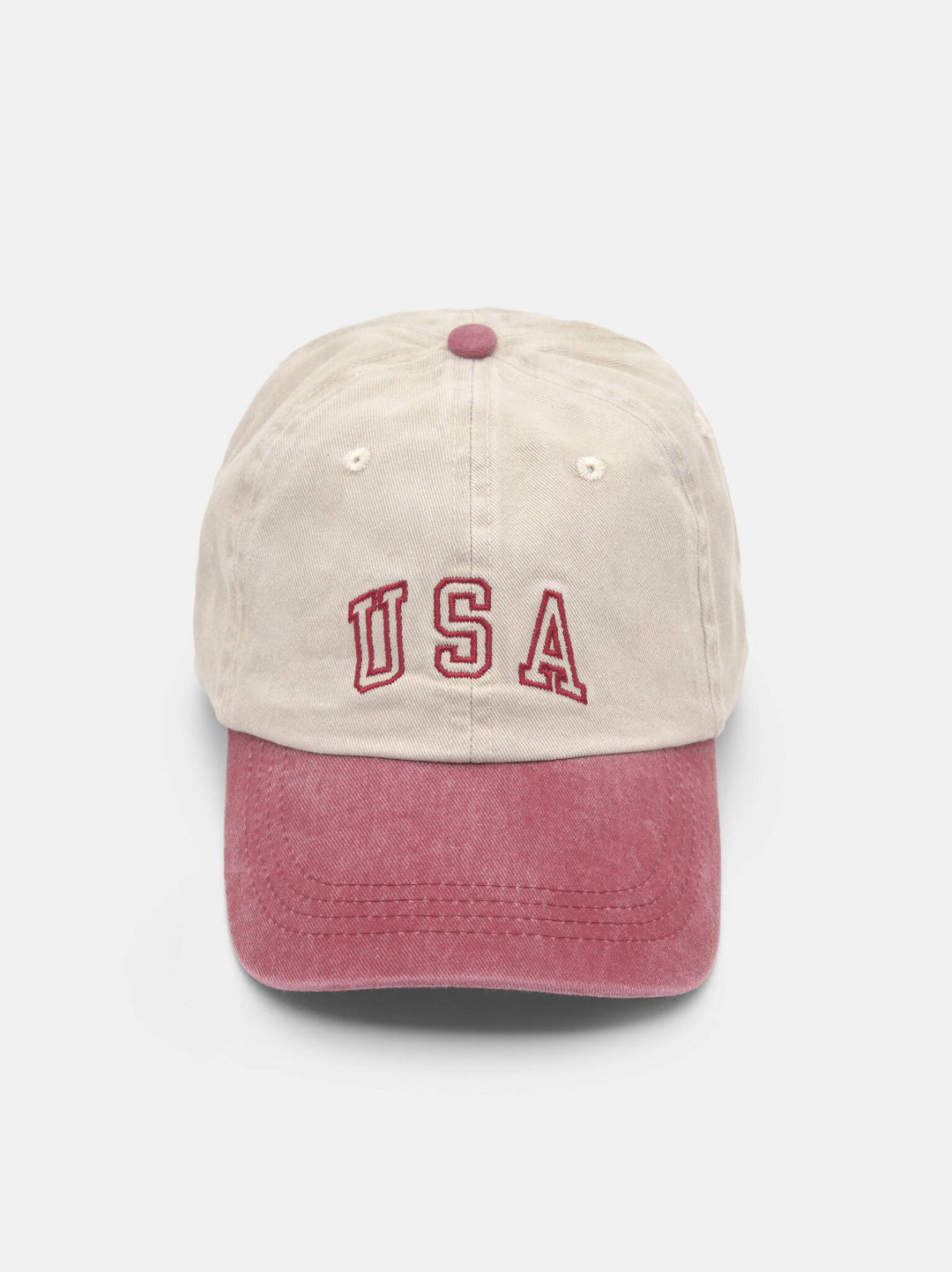 Moudda PULL & BEAR - Casquette Bicolore Lavée - USA - Tunisie 2