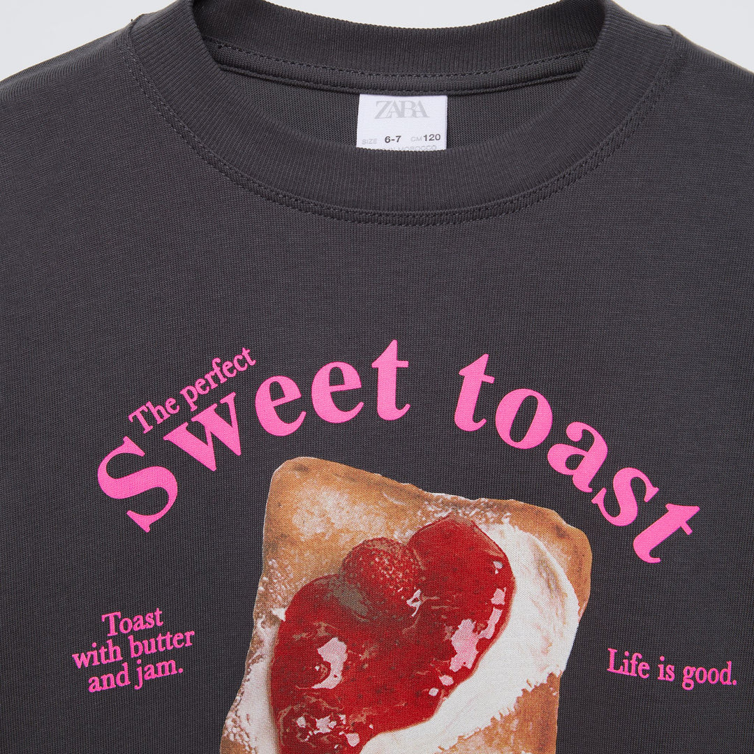 Moudda ZARA - T-shirt imprimé petit-déjeuner - Tunisie 3