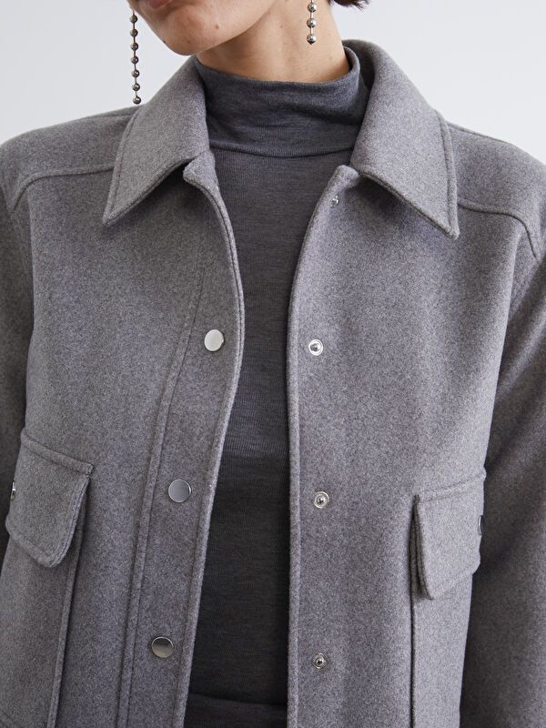 Moudda LC Waikiki - Surchemise en tissu (Shacket) pour Femme - Tunisie 3