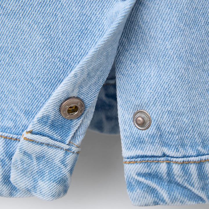 Moudda ZARA - Top Denim Enfant - Vagues Brodées - Tunisie 4