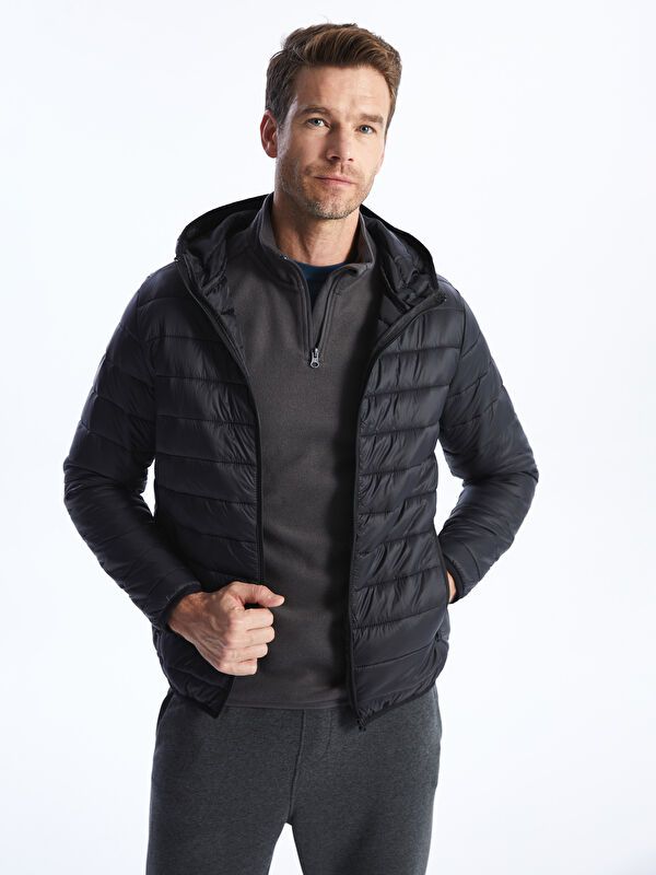 Moudda LC Waikiki - Manteau matelassé léger Homme Noir - Tunisie 1