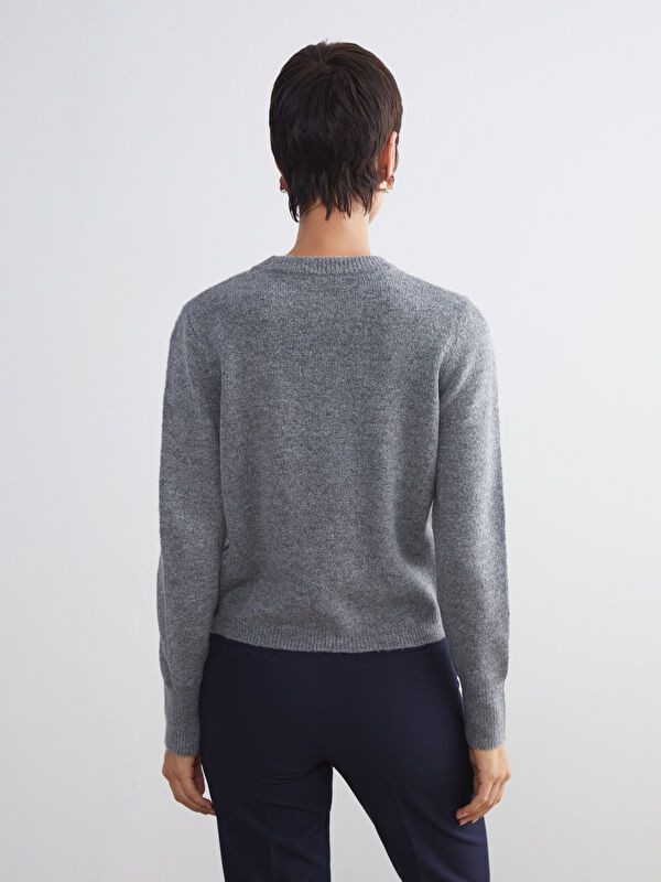 Moudda LC Waikiki - Pull tricot moyen Femme Mélange d'anth. - Tunisie 4