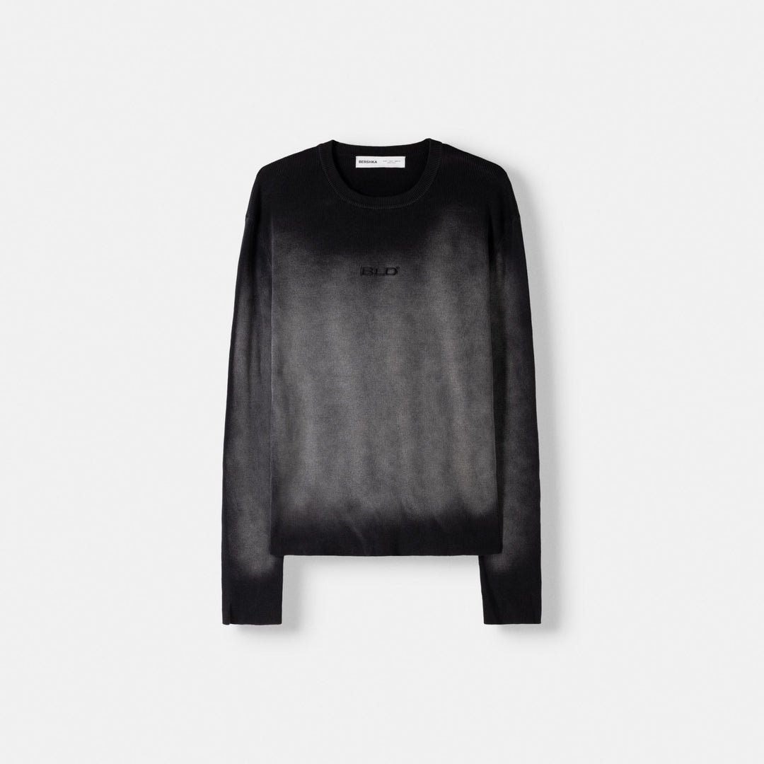 Moudda BERSHKA - Pull Ajusté Effet Délavé - Tunisie 1