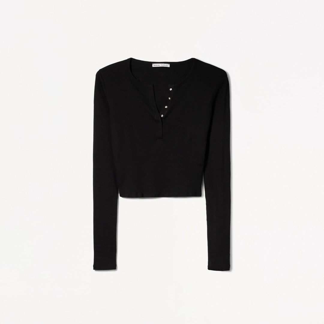Moudda BERSHKA - T-Shirt - Style Boulangère - Tunisie 1