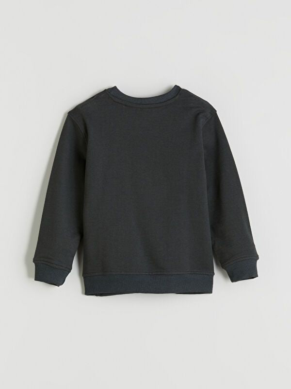 Moudda LC Waikiki - Sweatshirt en jersey sous licence Garçon Anthracite - Tunisie 3