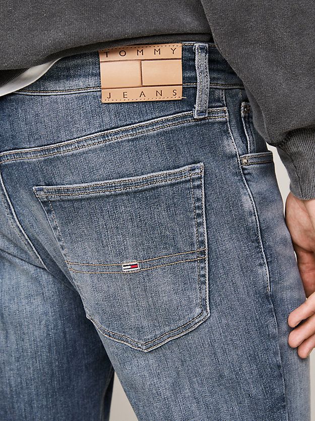 Moudda Tommy Hilfiger - Jean Slim Délavé Tommy Hilfiger Scanton En Denim  - Tunisie 4