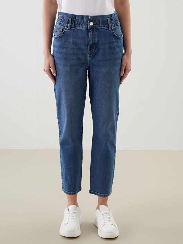 Moudda LC Waikiki - Pantalon tissé denim Femme Rodéo mid indigo - Tunisie 2