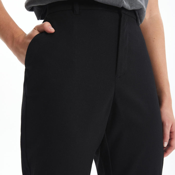 Moudda LC Waikiki - Pantalon tissé épais Femme Noir - Tunisie 3
