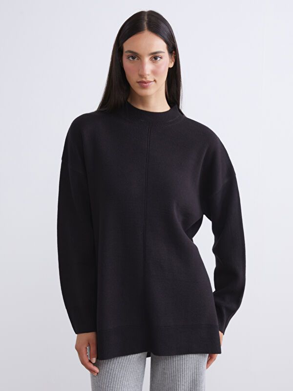 Moudda LC Waikiki - Tunique en tricot Femme Noir - Tunisie 1