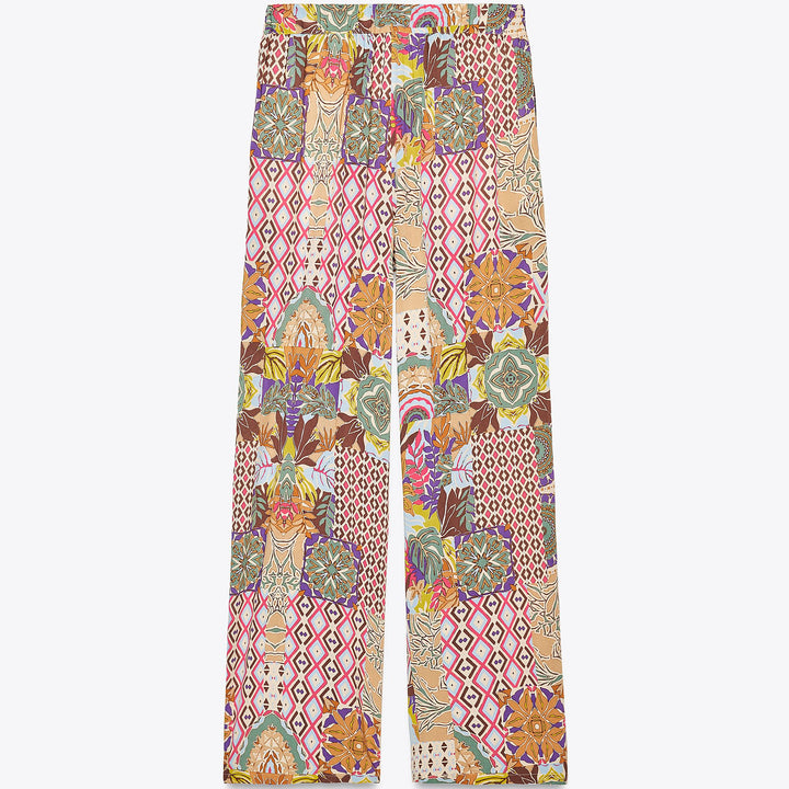 Moudda ZARA - Pantalon Fluide Wide Leg - Patchwork - Tunisie 2