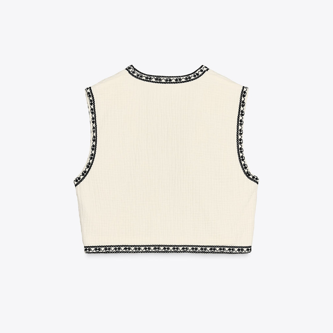 Moudda ZARA - Gilet - Broderies - Tunisie 2