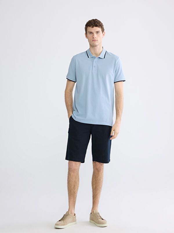 Moudda LC Waikiki - T-shirt col polo basique manches courtes en jersey - Tunisie 2