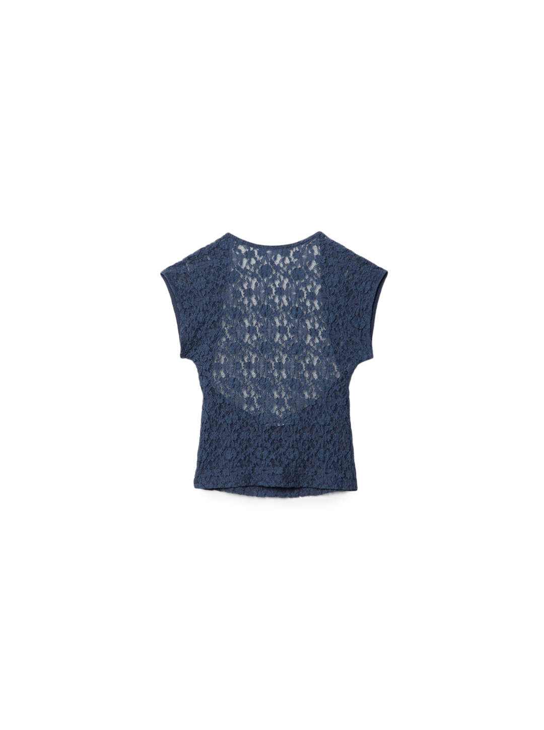 Moudda STRADIVARIUS - T-Shirt Mini Manches Dos Nu en Dentelle - Tunisie 3