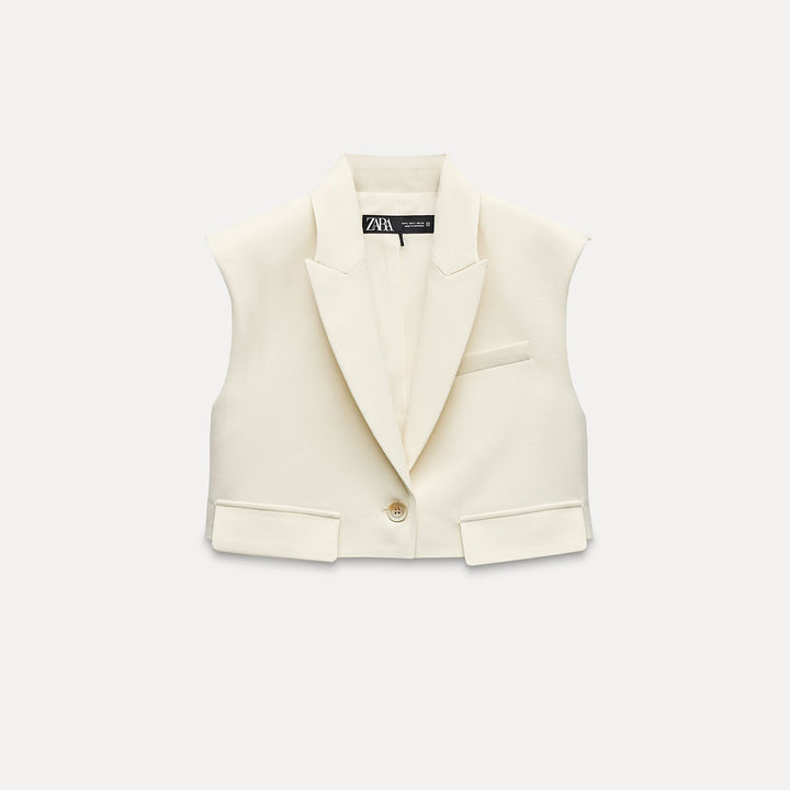 Moudda ZARA - Ensemble gilet court, patte de boutonnage - Tunisie 1