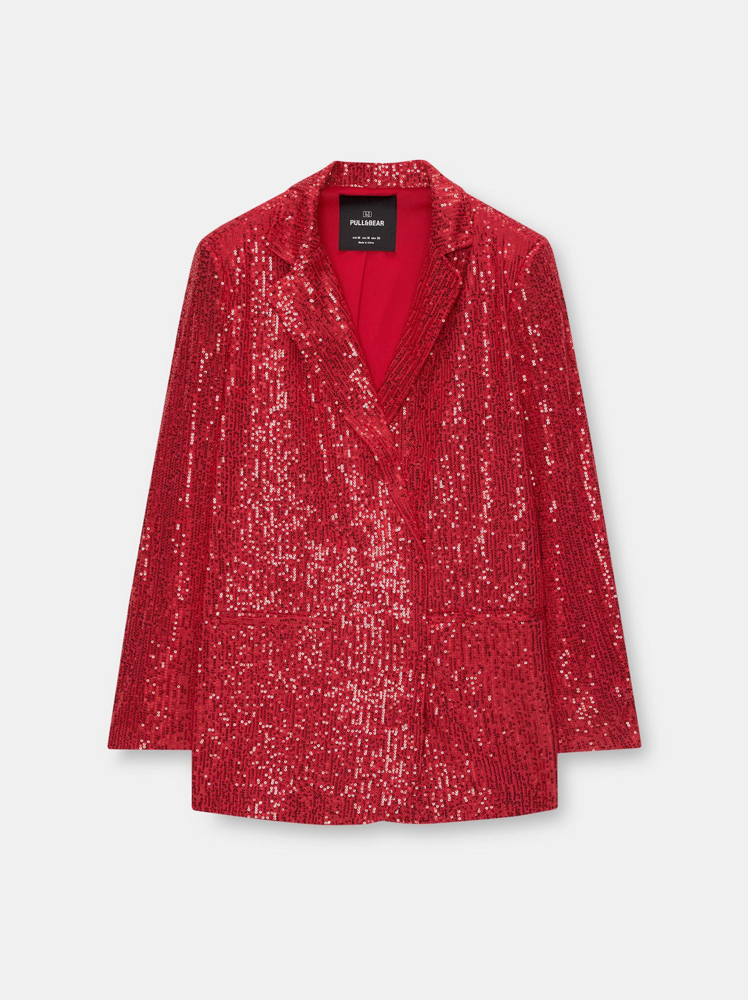 Moudda PULL & BEAR - Blazer Paillettes Rouge Nuit - Tunisie 1