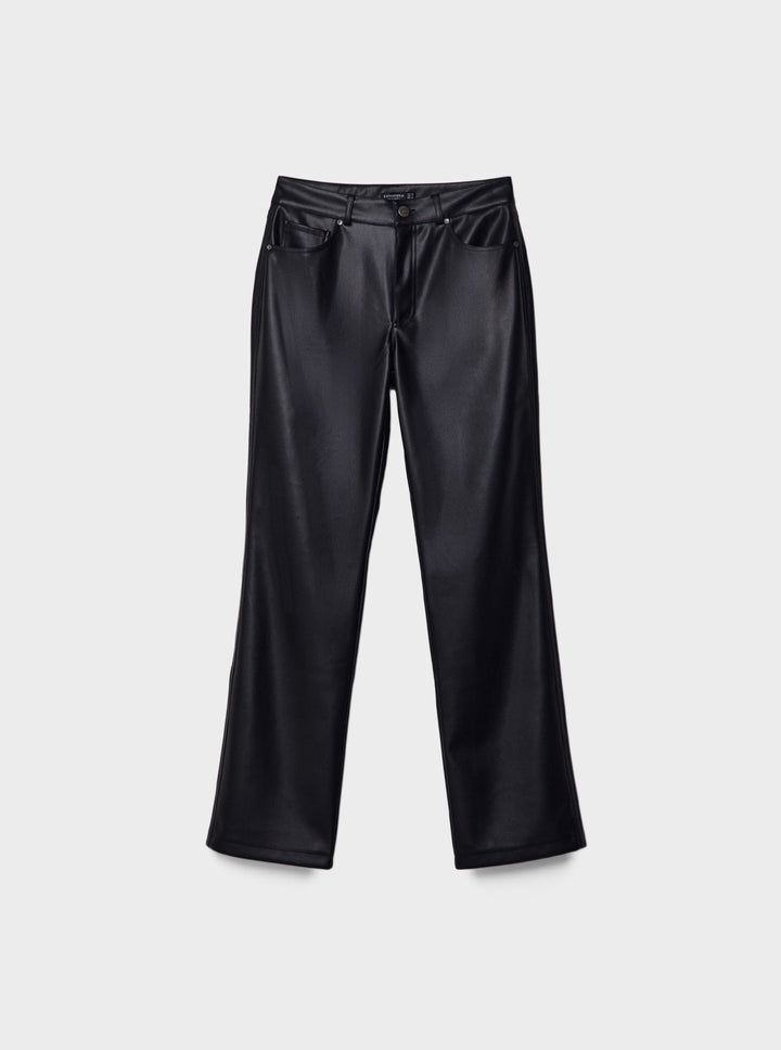Moudda STRADIVARIUS - Pantalon D98 Straight Fit en Simili Cuir - Tunisie 3