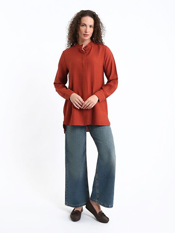 Moudda LC Waikiki - Pantalon jean tissé basique Femme Rodéo mid indigo - Tunisie 1