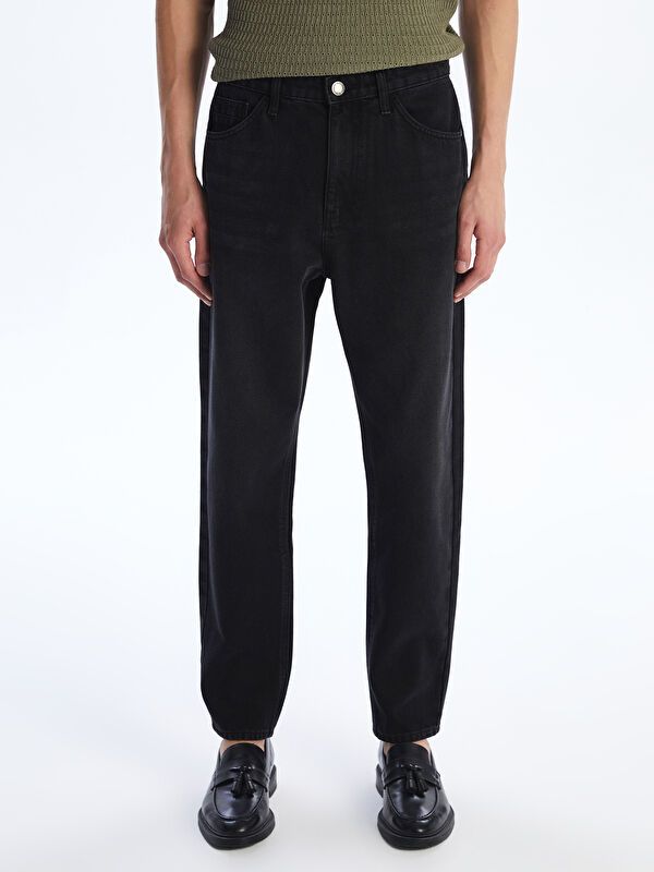 Moudda LC Waikiki - Pantalon jean tissé basique Homme Rodéo noir - Tunisie 2