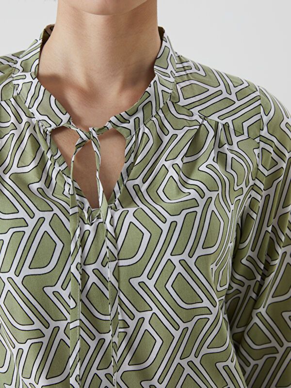 Moudda LC Waikiki - Chemise tissée imprimée cv à manches longues pour Femmes - Tunisie 3