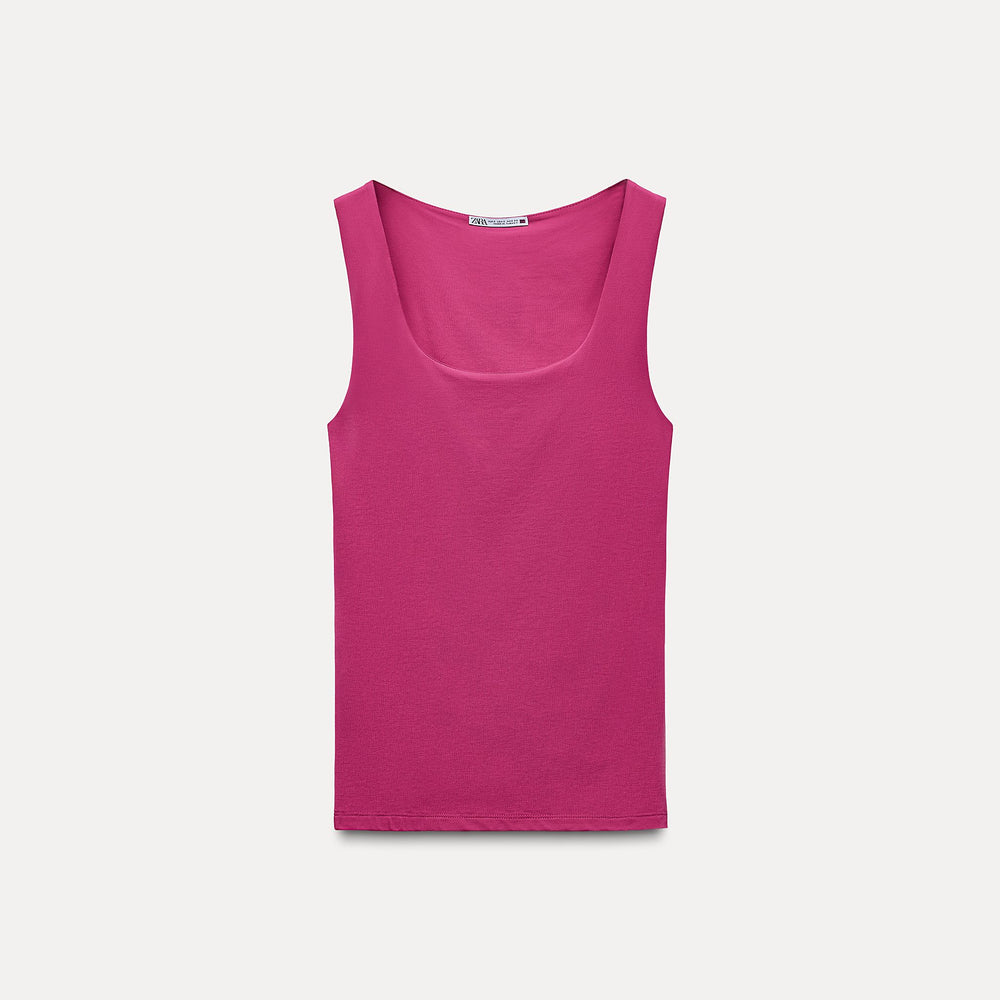 Moudda ZARA - T-shirt polyamide bretelles larges - Tunisie 2