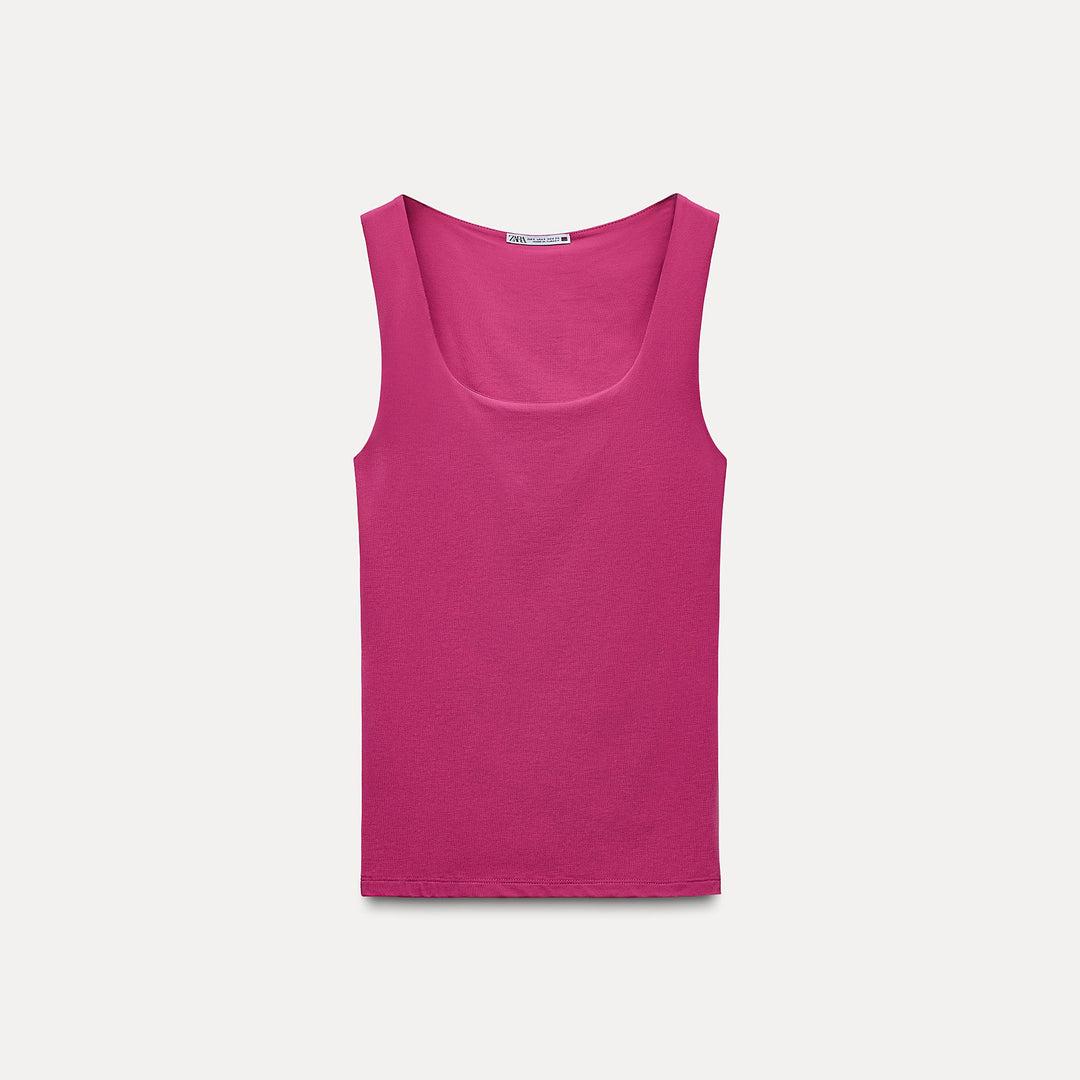 Moudda ZARA - T-shirt polyamide bretelles larges - Tunisie 2