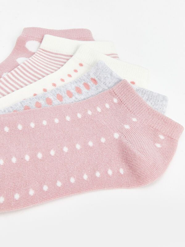 Moudda LC Waikiki - Chaussettes pour sneakers Femme Rose - Tunisie 3